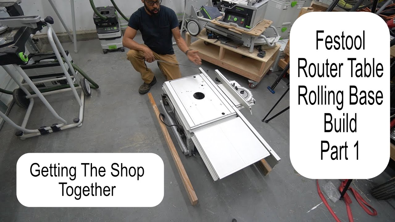 Festool Router Table Rolling Base Build Part 1 - YouTube