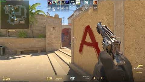 CS2 R8 Revolver ace against full buy