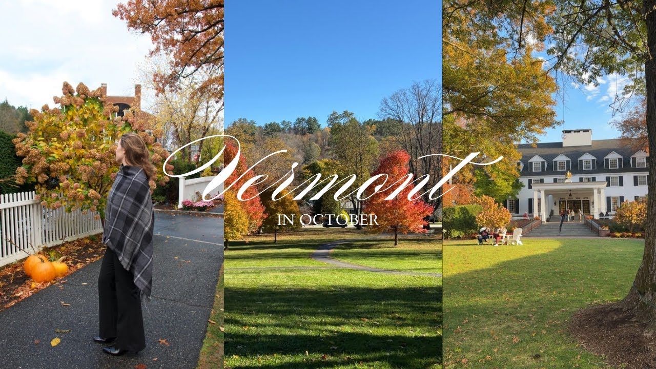 ОСЕННИЙ ВЛОГ: ОКТЯБРЬ В ВЕРМОНТЕ