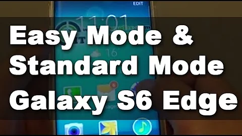 Samsung Galaxy S6 Edge: Switch Home Screen Between Easy Mode and Standard Mode