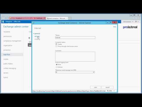 How to setup Exchange 2016 Smarthost to use outMail - video from Prolateral