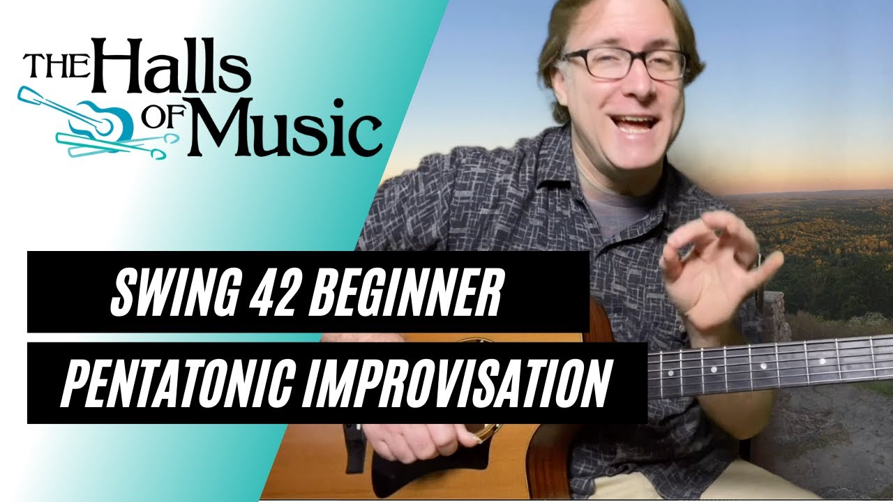 Swing 42 Beginner Pentatonic Improvisation - YouTube