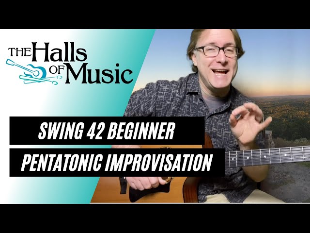 Swing 42 Beginner Pentatonic Improvisation - YouTube