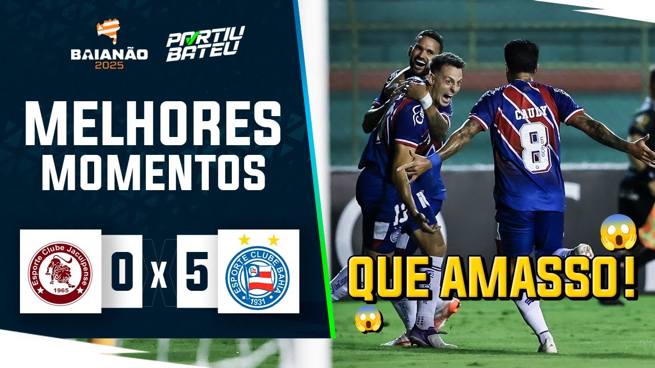 JACUIPENSE 0 X 5 BAHIA | MELHORES MOMENTOS - PARTIU BATEU