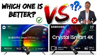 Samsung 4K Crystal I Smart Or Mi X Pro 4K | Samsung Vs Mi Tv | TV Comparison