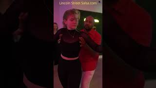 Salsa Dancing in Columbus Ohio | Todd and Savana | Dancing Bachata | Song =  Easy to Adore You