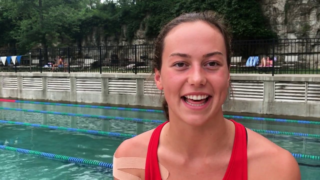 Lesbians Swimming