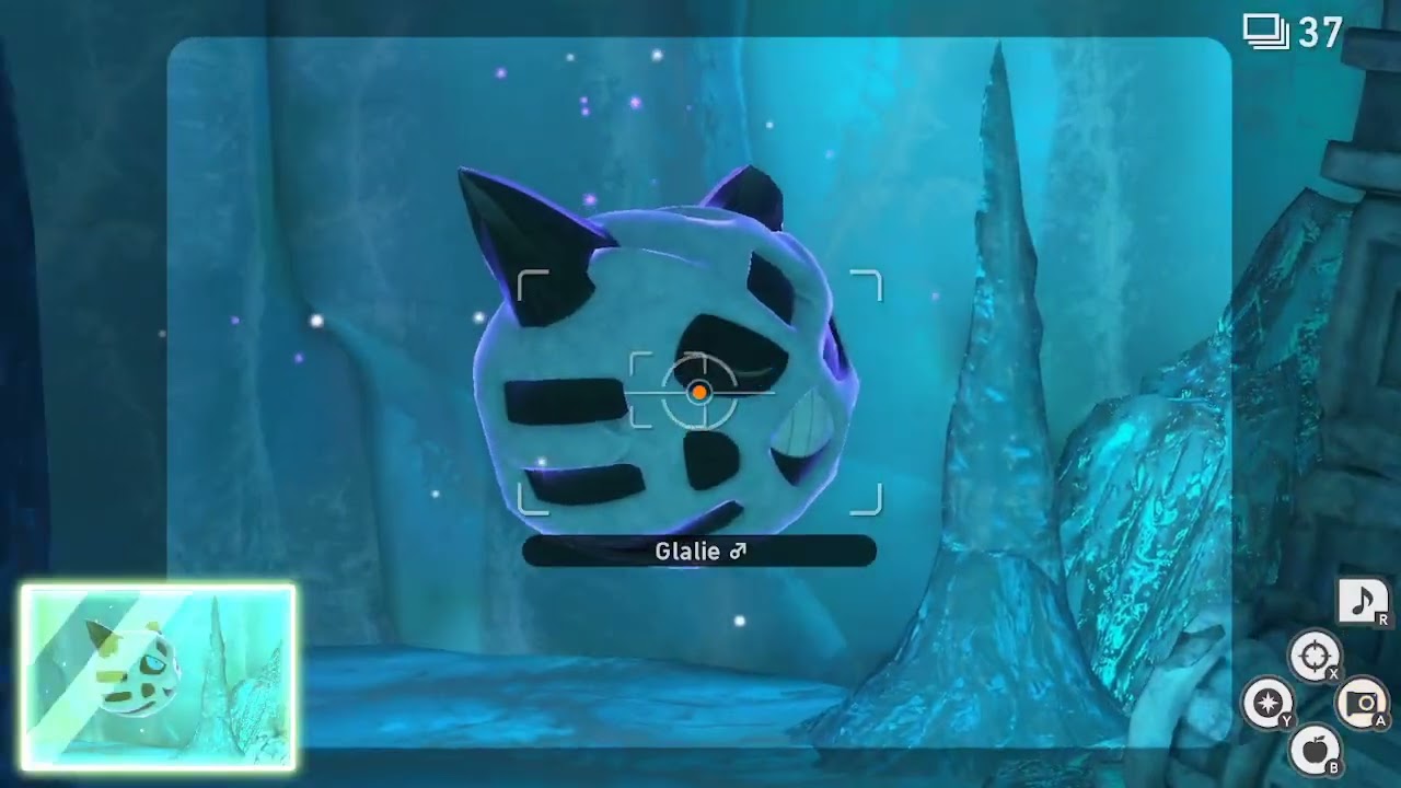 new pokemon snap. shiver snowfields day