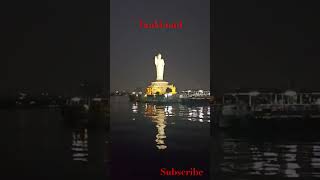 Tankbund Buddhas statue @ hyderabad night vision