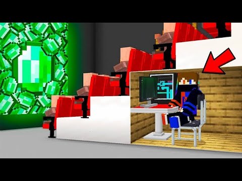 I Made a Secret Room Inside the Theater Minecraft.  Minecraft
