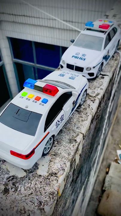 Light and sound police car versus police car toys