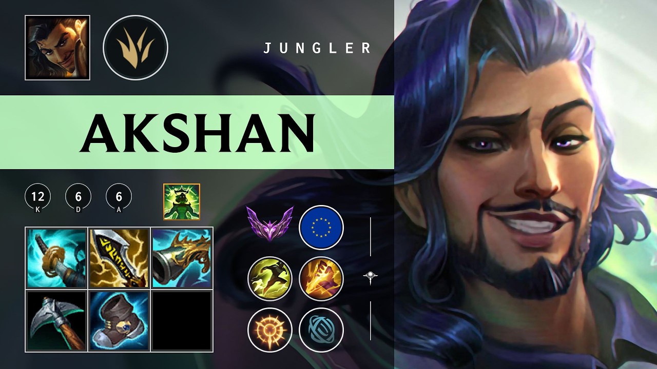 Akshan Jungle vs Viego - EUW Master Patch 26.03