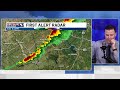 Sunday cold front and storm update