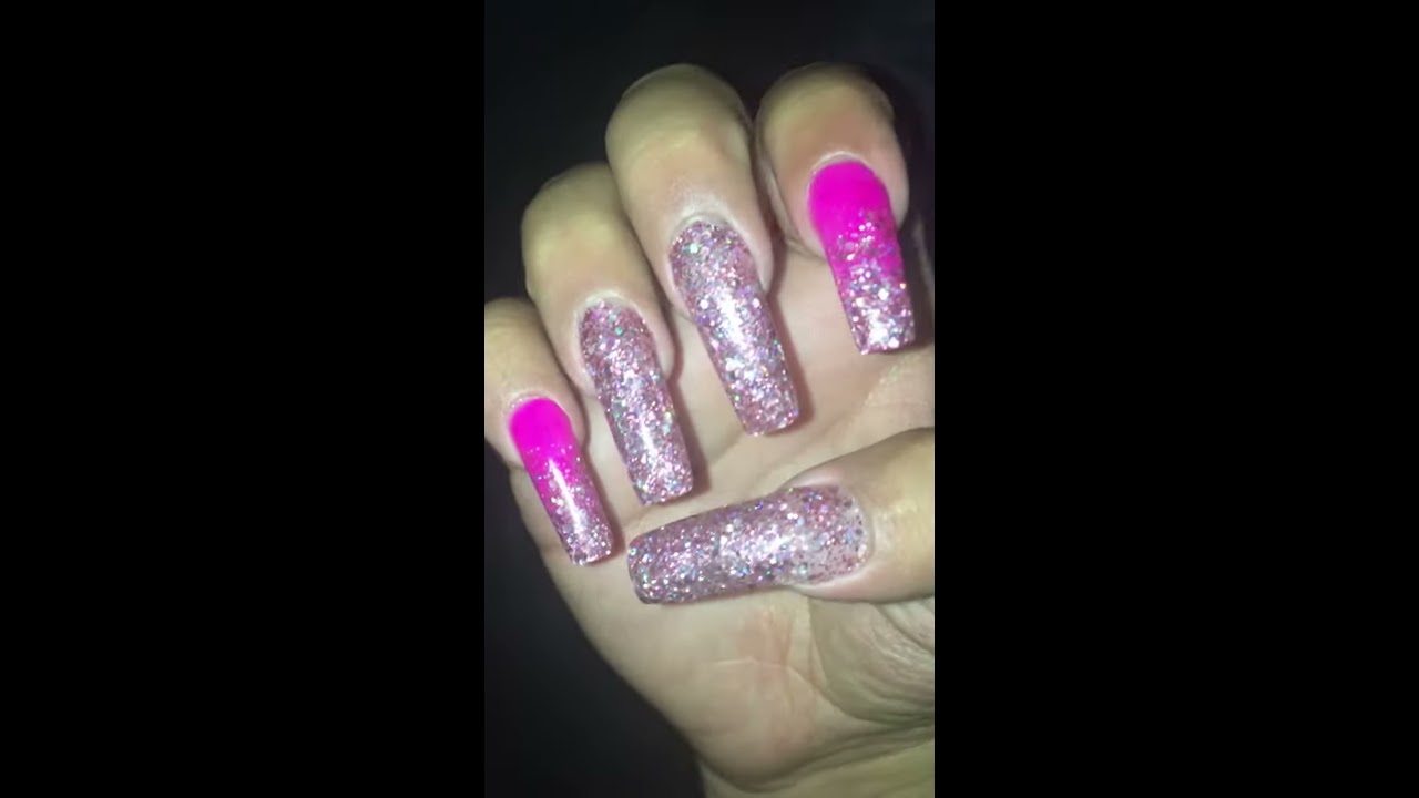 4. Glitz and Glam Acrylic Nails - wide 1
