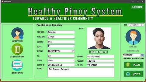 Healthy Pinoy System - Final Video of Capstone Project