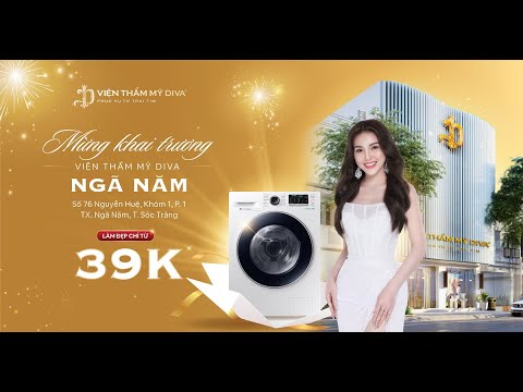 Video TƯNG BỪNG KHAI TRƯƠNG VIỆN THẨM MỸ DIVA NGÃ NĂM - ƯU... - youtube