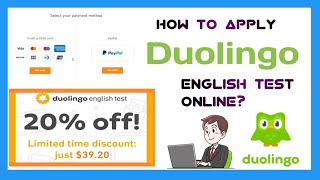 How to apply for Duolingo English Test | Duolingo Exam 2022 #duolingo #duolingoenglishtest #coupon