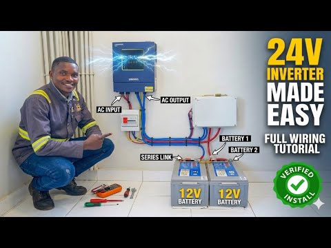     24V Inverter Installation Made Easy | Full Wiring Tutorial