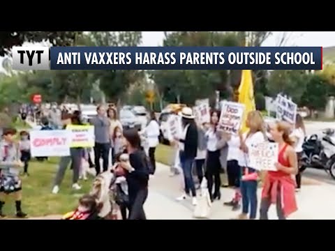 Anti Vaxxers Harass Parents At Beverly Hills Elementary School