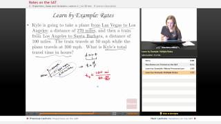 SAT Math: Rates