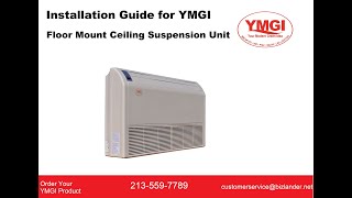 YMGI Multizone Ductless Mini Split Air Conditioner Indoor unit  Floor Ceiling Suspension Mount