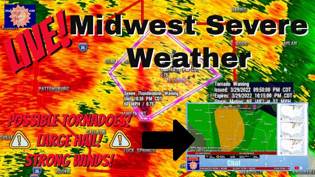 Live! Midwest Severe Weather Coverage - YouTube