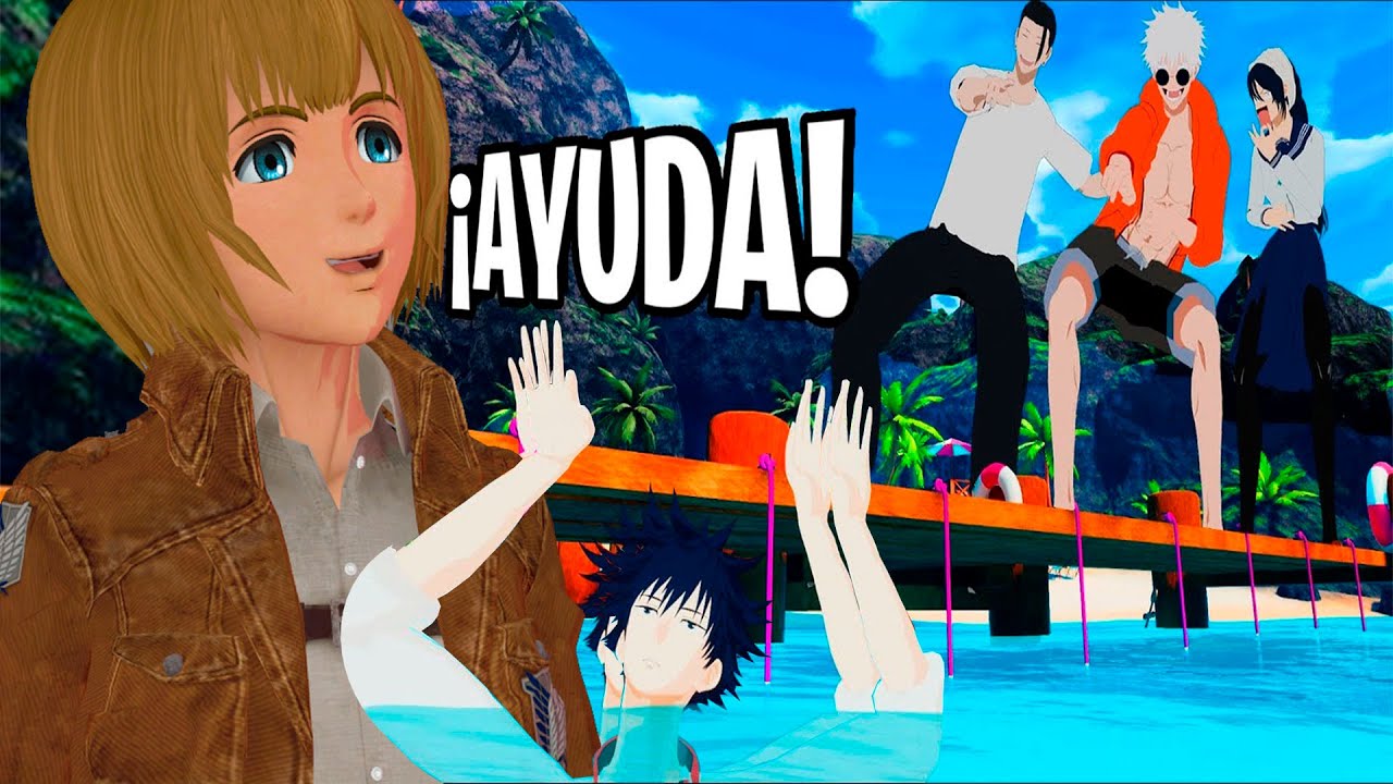 EL MEJOR YOUTUBER DE PARODIAS DE JUJUTSU KAISEN | OBSESSION reacciona a GOJO y GETO van a la PLAYA