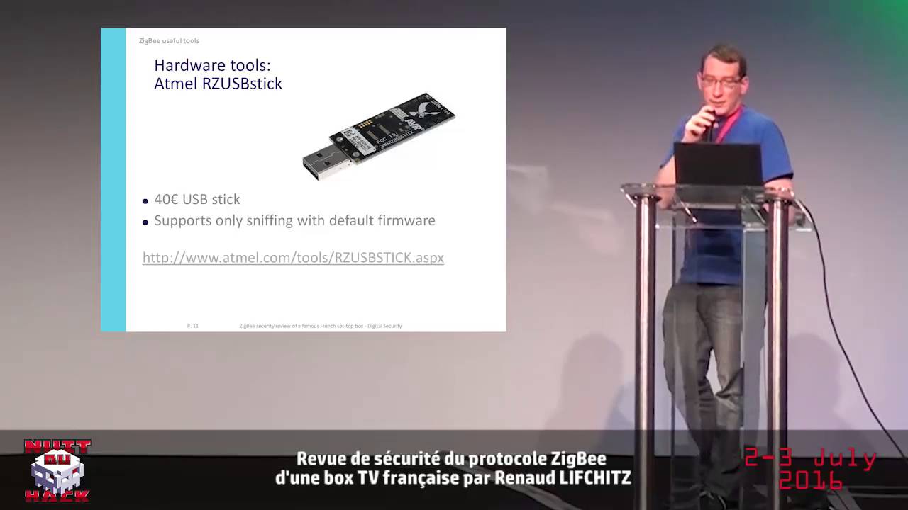 HackerZVoice - NDH2K16 - Revue de sécurité du protocole ZigBee d'une box TV française