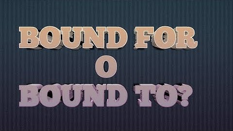 How to learn English?/BOUND FOR VS. BOUND TO ( ANO ANG PINAGKA-IBA?) | ARJAY AUSTRIA