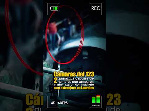 🚨‼️Los criminales fueron capturados gracias a la rápida identificación en las cámaras del 123.