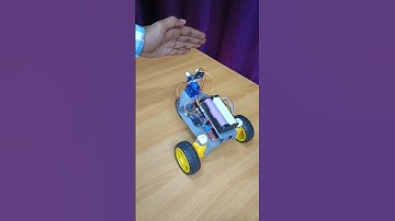 RC bluetooth car with ultrasonic sensor @Praveen_D_N