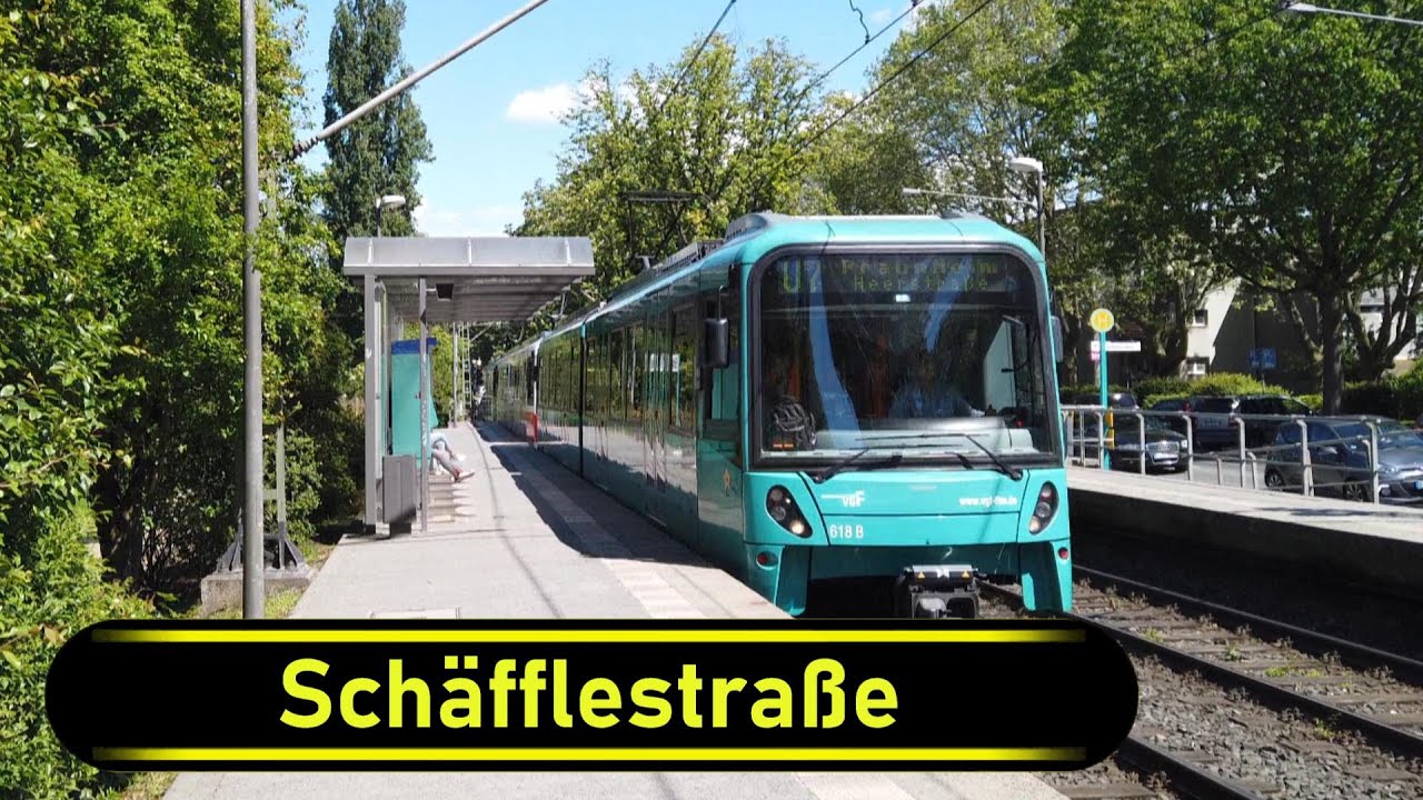 U-Bahn Station Schäfflestraße - Frankfurt 🇩🇪 - Walkthrough 🚶