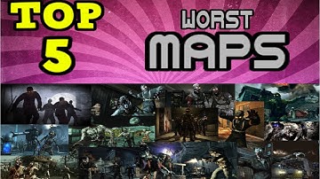 Call of Duty Zombies | Top 5 Worst Maps!