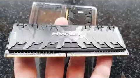 HyperX 16GB KIT 3600MHz DDR4 CL17 Predator - unboxing
