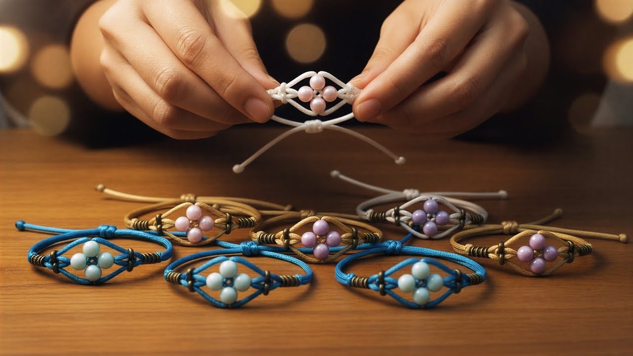 Вы не поверите, насколько прост и привлекателен этот браслет😍 | Мастер-класс по плетению браслета...