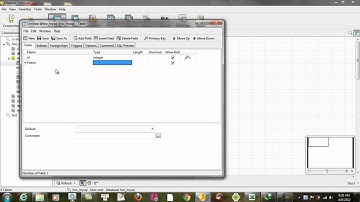 tạo csdl mysql với navicat