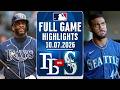 Tampa Bay Rays Vs Seattle Mariners Full Game Highlights July 10, 2026 MLB Season 2026