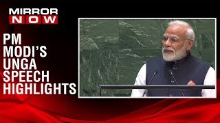 Top highlights of PM Narendra Modi's UNGA speech
