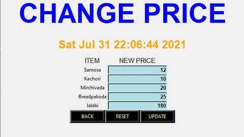 RESTAURANT BILL GENRATOR PART2|PYTHON PROJECT|EASY|SOURCE CODE|DOWNLOAD