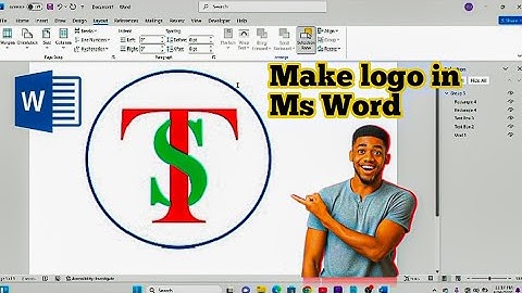 How to Make professional Logo in MS Word | Logo Design Tutorial #MSWord #LogoDesign #MicrosoftWord