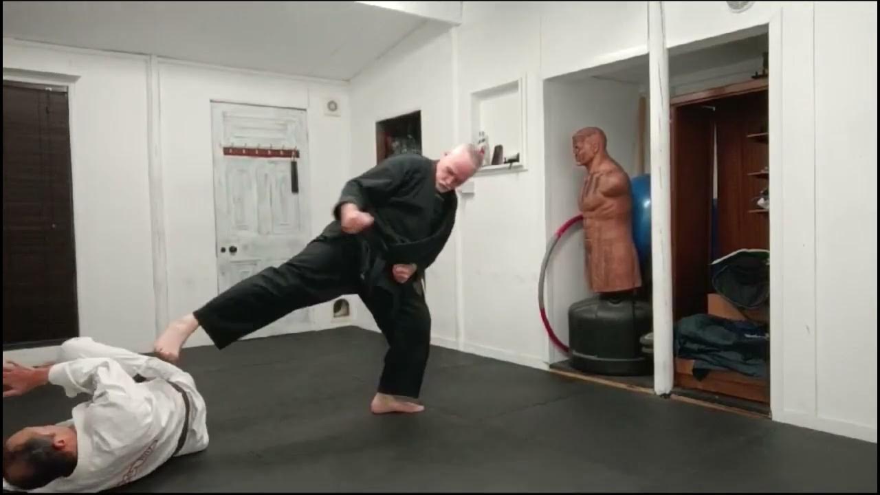 Double Cross Block, Back Fist & Throw 25+ JiuJitsu Throwing