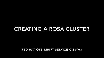Deploying an OpenShift cluster with Red Hat OpenShift Service on AWS (ROSA)