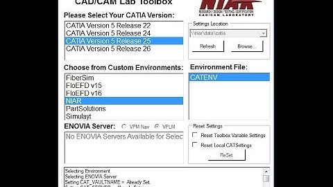 CV5 NIAR Catia Toolbox