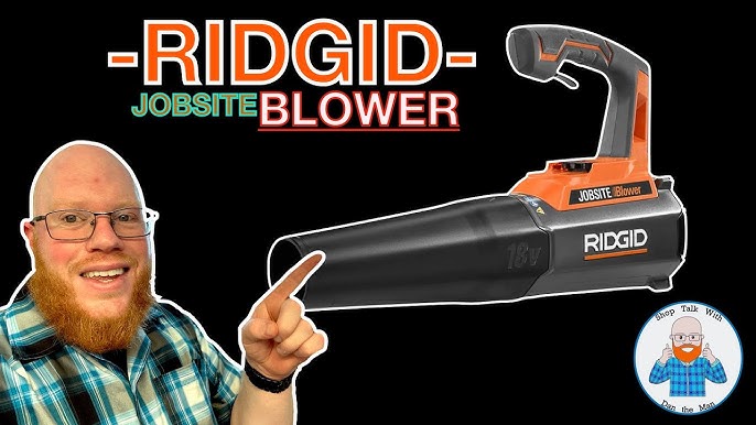 RIDGID 18V Lithium-Ion Cordless Compact Jobsite Blower with