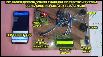 IOT Based Person/Wheelchair Fall Detection System Using Arduino and ADXL335 Sensor