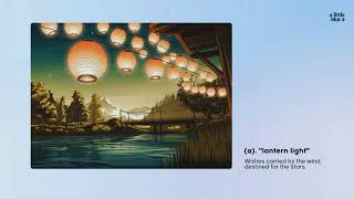 Lantern light.