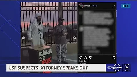 Attorney representing three suspects in USF harassment case against Muslim students speaks out