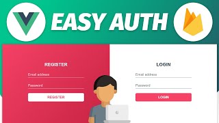 EASY Authentication with Vue 3 & Firebase 9 - Vue JS Login Form Tutorial 2022