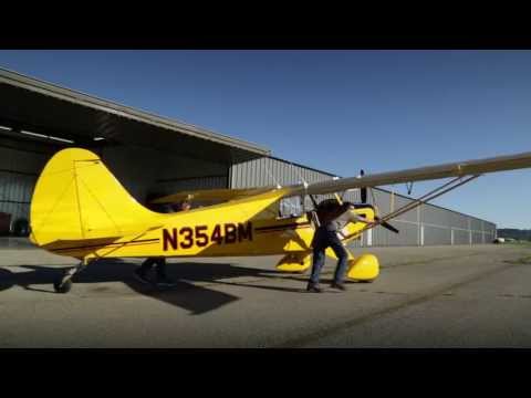 Brad Mottier Flying to Oshkosh 2013 in a Husky