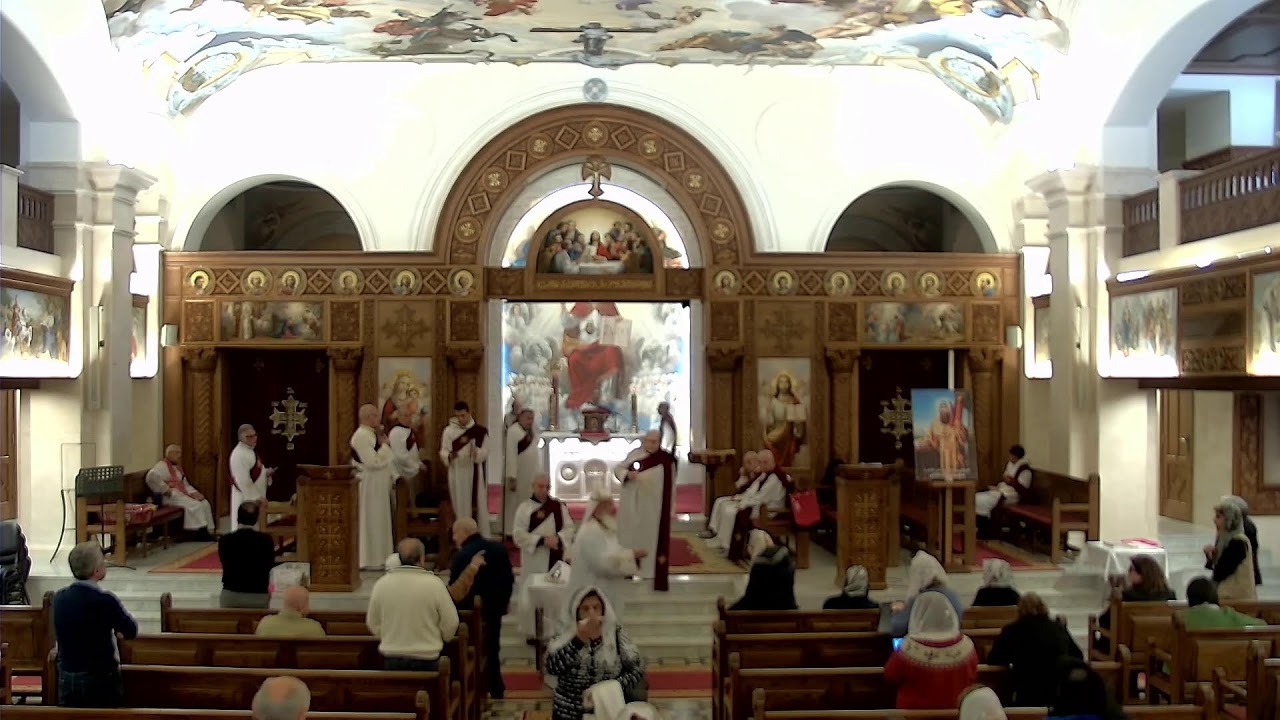 بث مباشر - صلاة القداس الالهي - الخميس 26 فبراير  2026 - كنيسة يوسف النجار